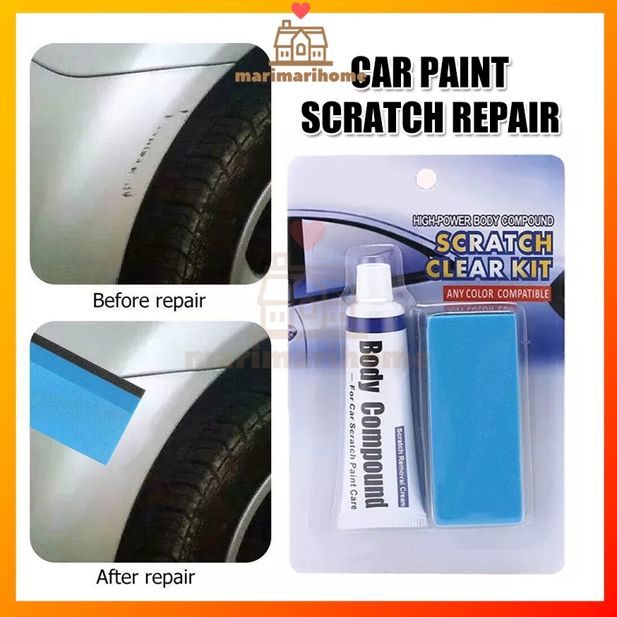 Car Scratch Remover Repair Paint Body Compound Paste Clear Kits Auto  Accessories
