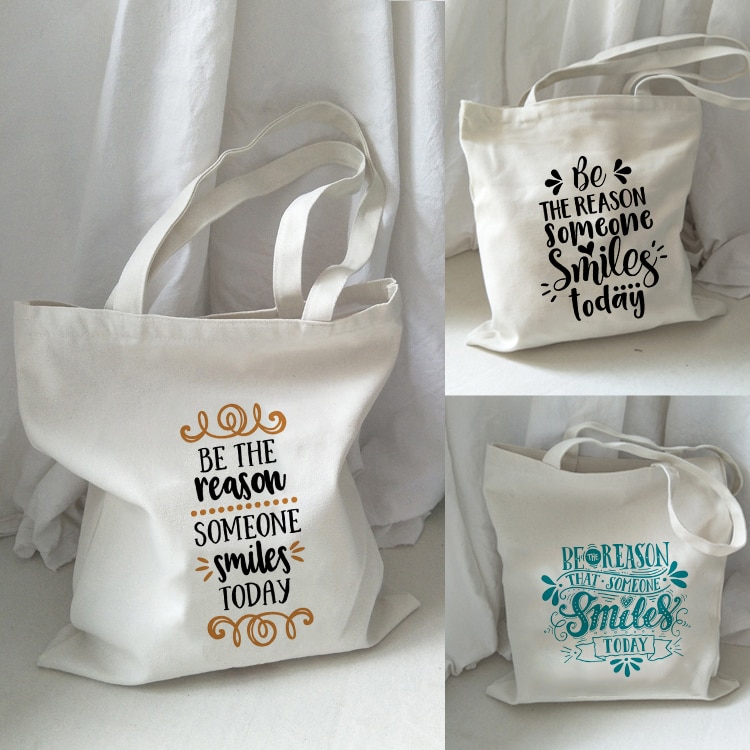 Canvas tote 2025 bag shopee