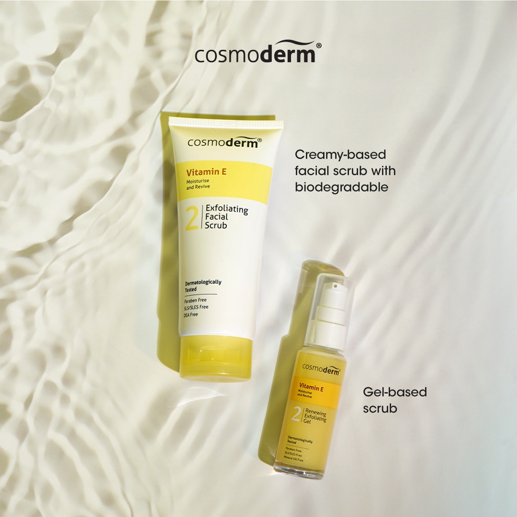 Cosmoderm Vitamin E Renewing Exfoliating Gel 30ml Shopee Malaysia