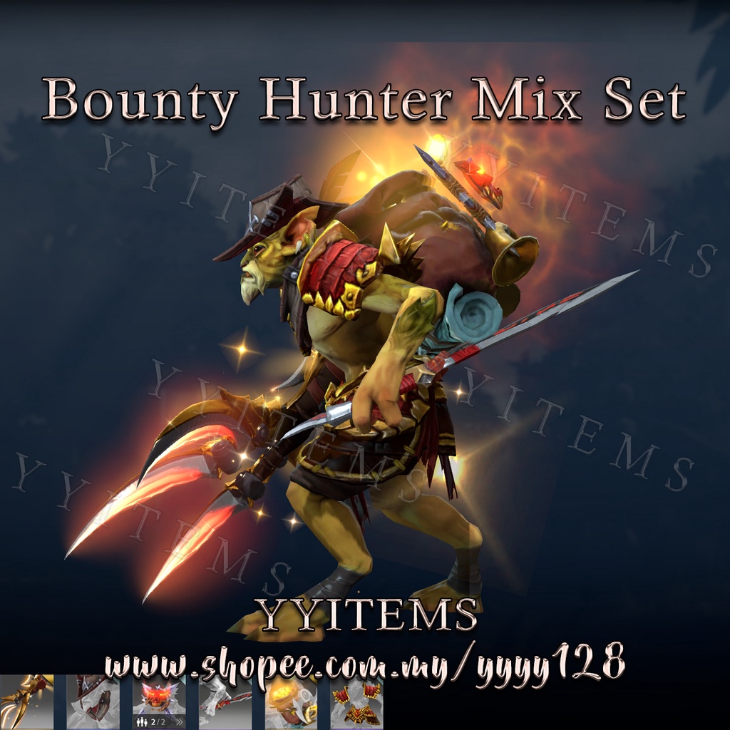 dota 2 bounty hunter sets