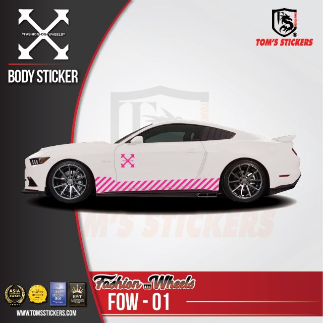 💥💥 MINI MYVI CITY EXORA VIOS Car Body Stickers Set FOW-01 💥💥 | Shopee ...