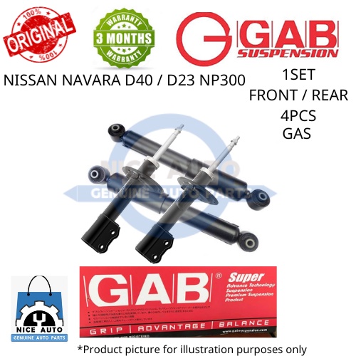 NISSAN NAVARA D23 NP300 / NISSAN NAVARA D40 ( FRONT & REAR ) (1SET ...