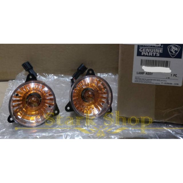 ORIGINAL PROTON WAJA 2007 CAMPRO CPS FRONT BUMPER SIGNAL LAMP. FRONT