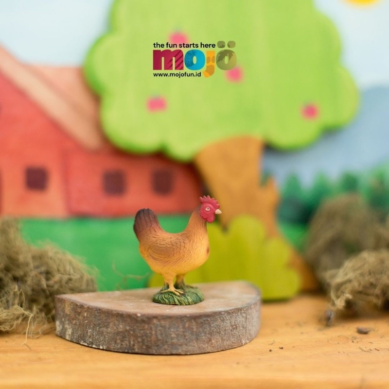 Mojo Fun Hen Standing Chicken/ - Farmland Collection | Shopee Malaysia