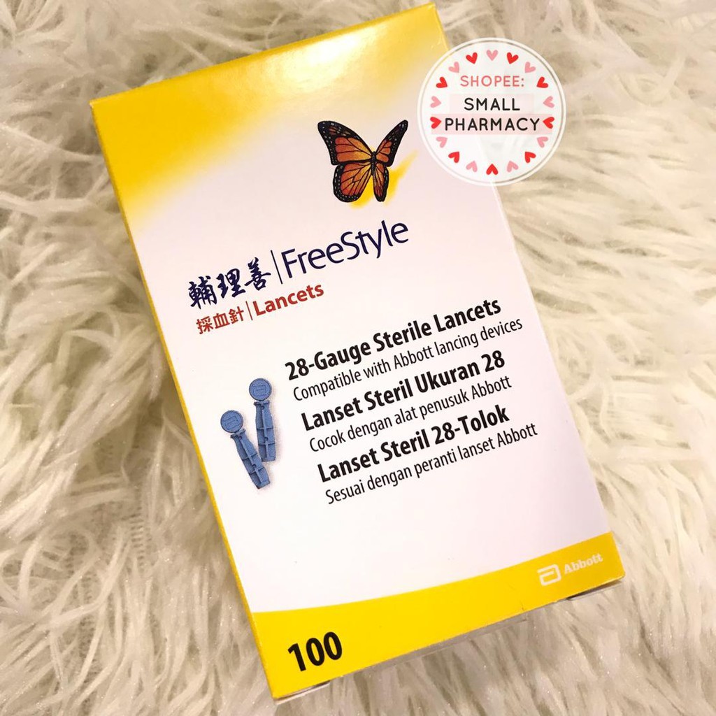 ABBOTT FREESTYLE Thin Lancets / Lancet 100s 700432 Shopee Malaysia