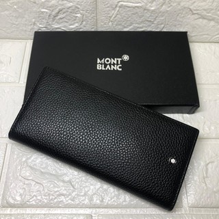 Mont BLANC Long Wallet UNISEX Men Women/Genuine Leather Wallet/Long ...