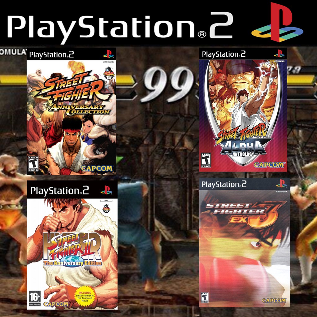 🎮 PS2 DISC READY - Street Fighter - Anniversary Collection / EX3 ...