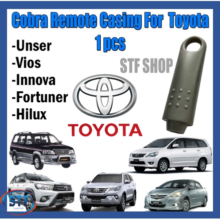 TOYOTA REMOTE CONTROL COBRA CASING COVER UNSER HLUX INNOVA VIOS ...