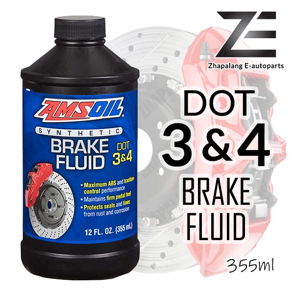 AMSOIL DOT 3 & 4 Synthetic Brake Fluid 355ml Shopee Malaysia