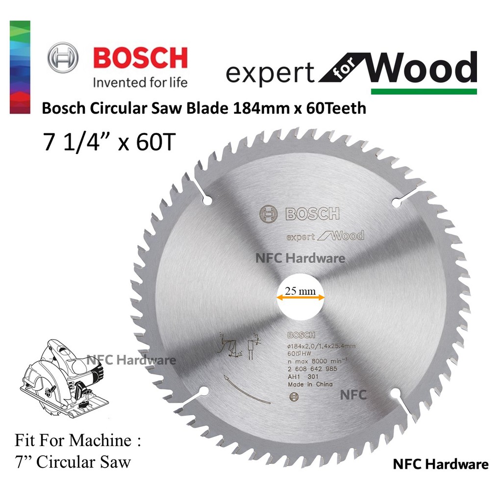 BOSCH Circular Saw Blade 7 1 4