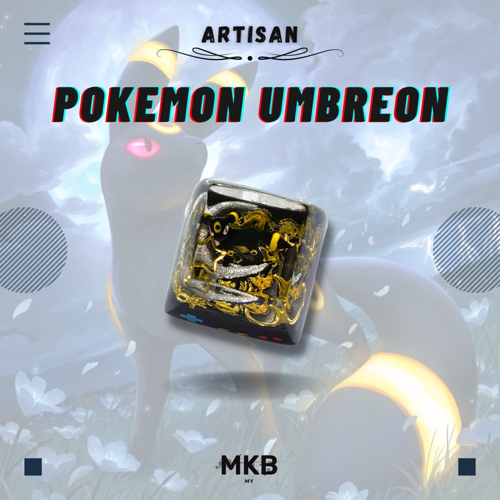Artisan Pokemon Keycap for Mechanical Gaming Keyboard - Umbreon ...