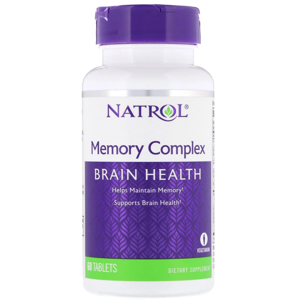 Natrol Memory Complex Brain Health 60 Tablets Shopee Malaysia 