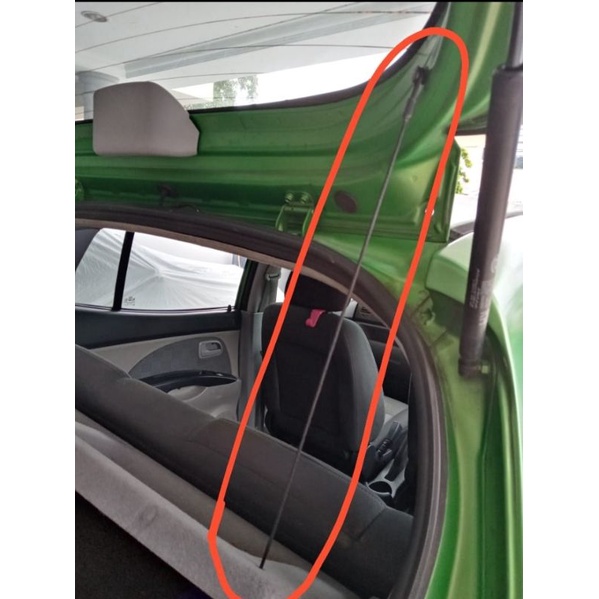 rear of car Interior Parcel Shelf String Strap