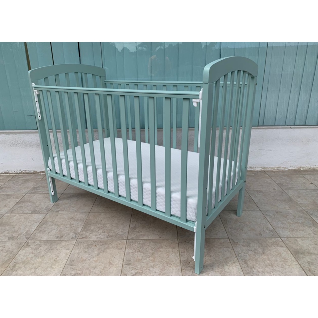 Seni Daya AngelCot Solid Meranti 3 in 1 Baby Cot with adjustable side ...