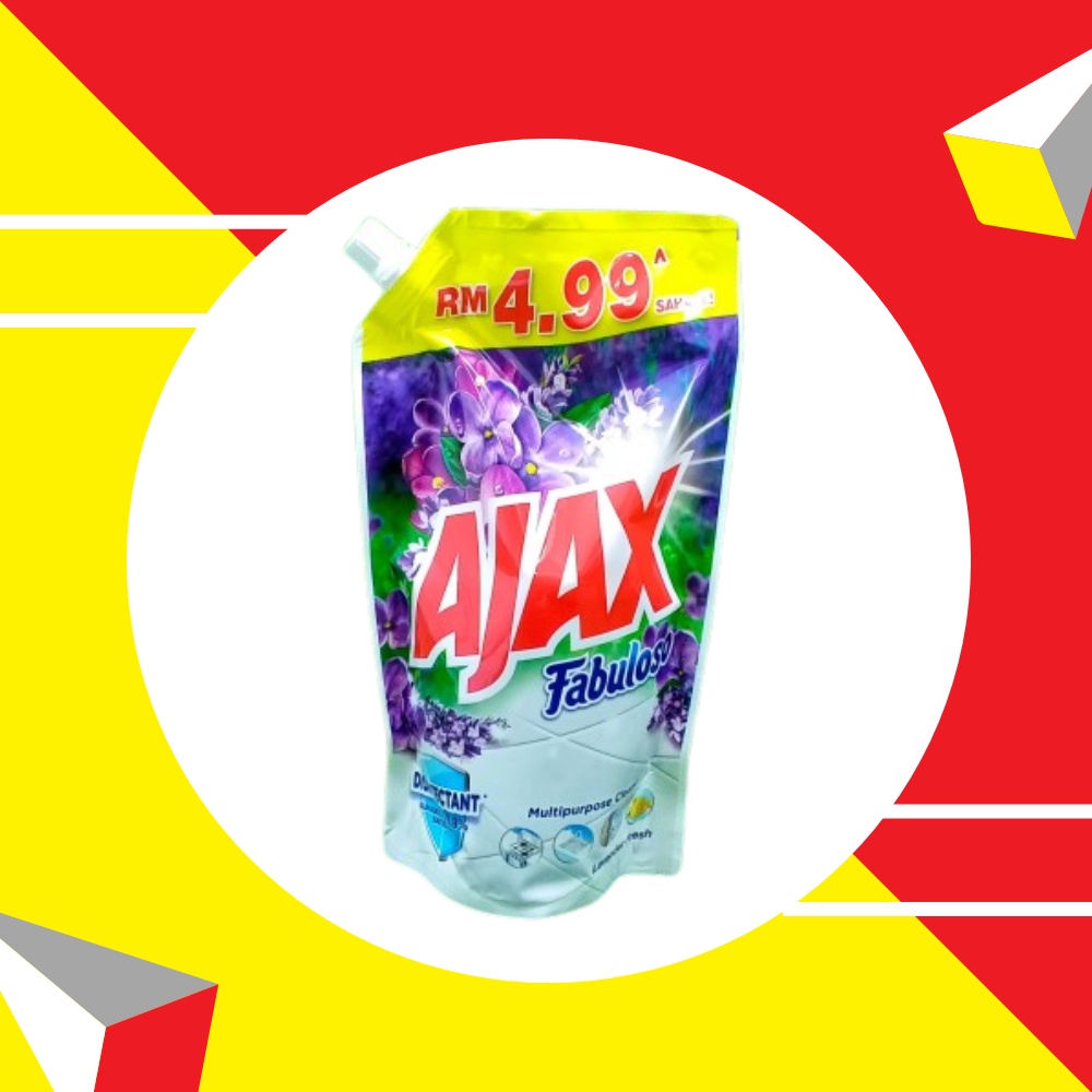 AJAX Fabuloso Lavender Fresh Refill 600ml Shopee Malaysia