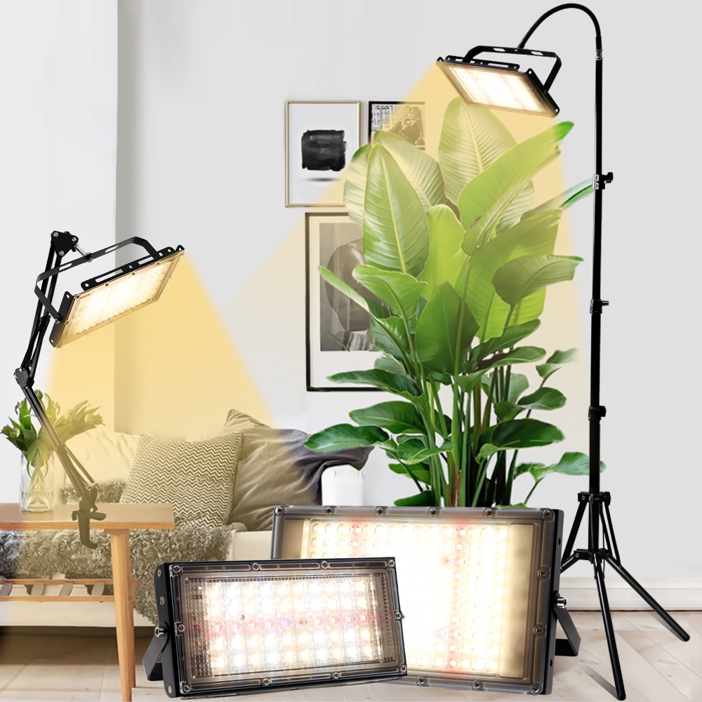Full Spectrum LED Grow Light 50W 100W 150W Plant Growing Lamp + EU Plug ...
