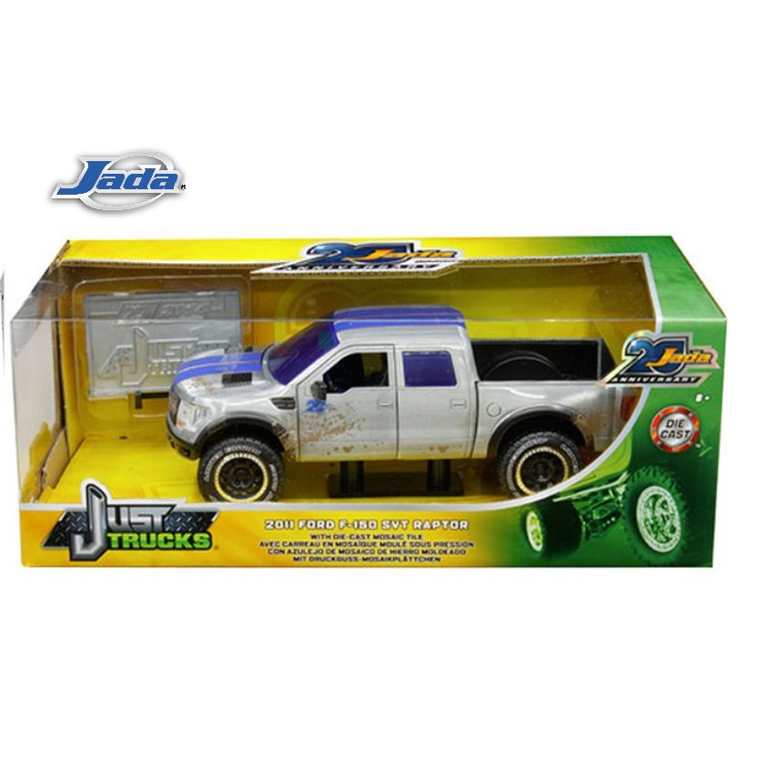 JADA 1:24 20th ANNIVERSARY METAL DIE CAST 2011 FORD F-150 RAPTOR