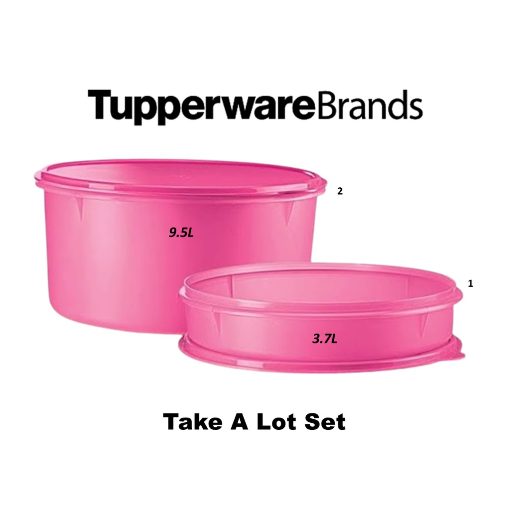 Tupperware Take A Lot Small (1) 3.7L - Pink