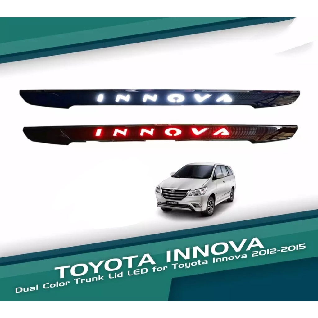 Toyota Innova Trunk Lid with LED Assembly 2012-2015 Accessories ...