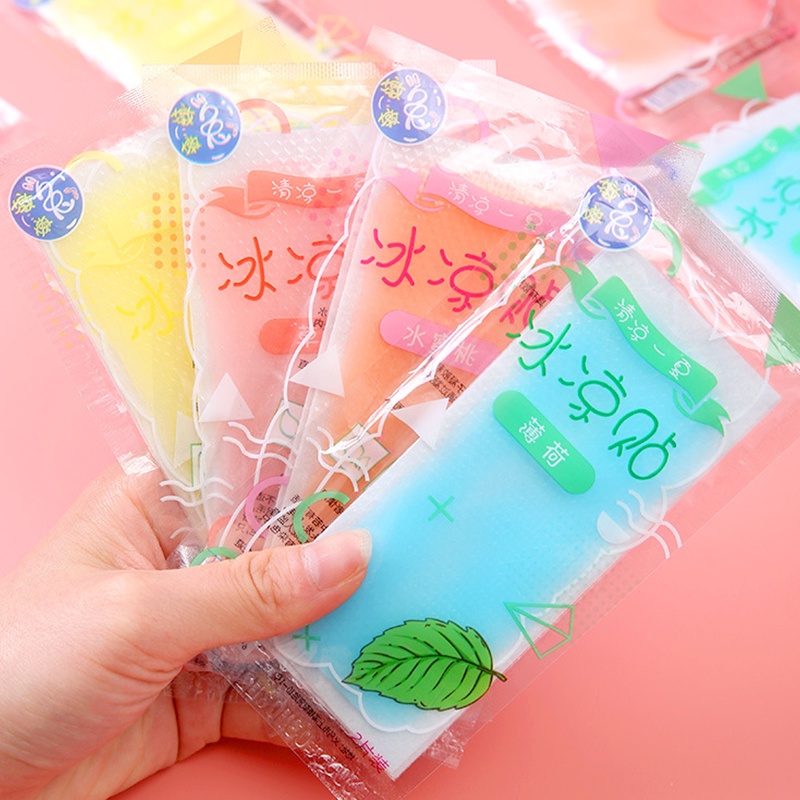 2 Pieces Cooling Sheets Infants And Adults Heatstroke Fever Reduction