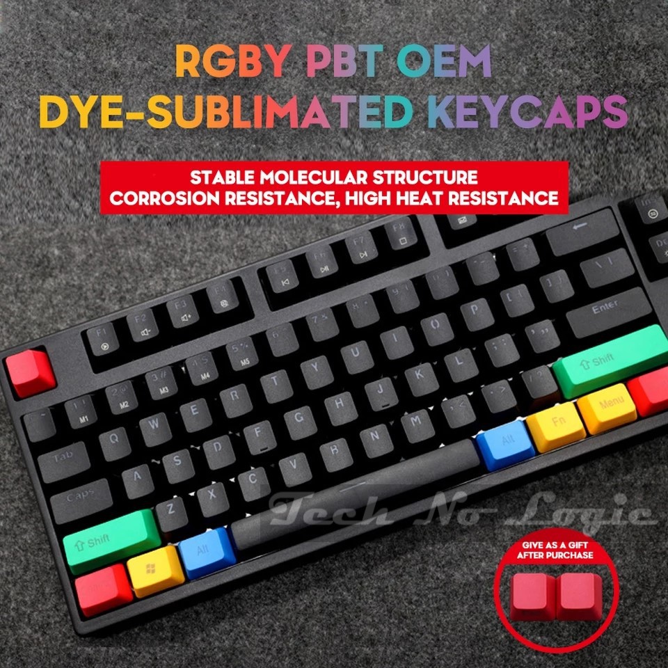[KL Ready Stock] RGBY Keycap For Mechanical Keyboard Customized