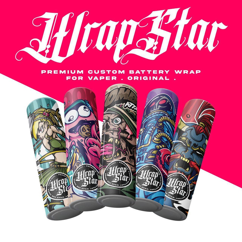 ORIGINAL Wrapstar 18650 Battery Wrap Shopee Malaysia