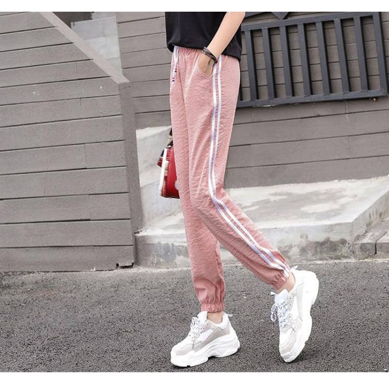 [Ready Stock] Seluar Sukan Perempuan Women Sport Pants Women Casual