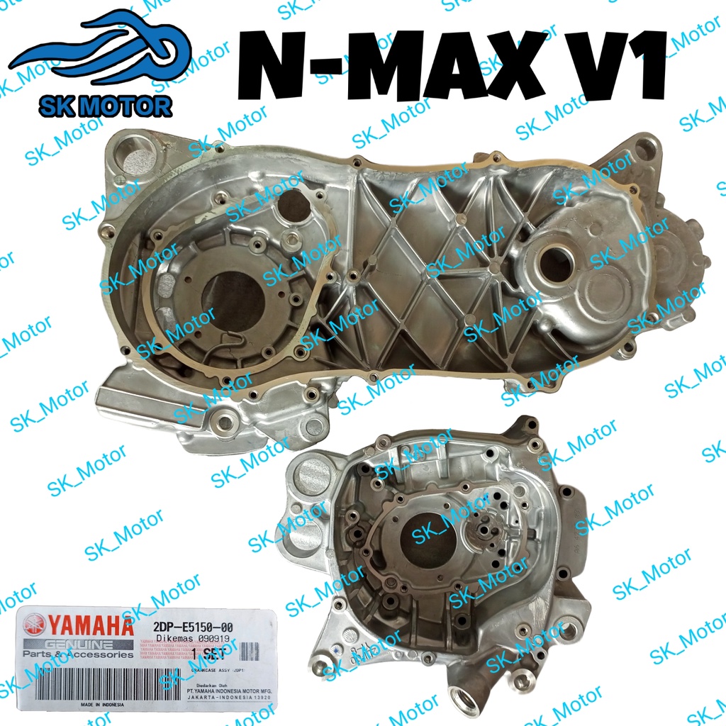 Yamaha N MAX N-MAX NMAX V1 Original Crankcase Casing Set Kotak Engine ...