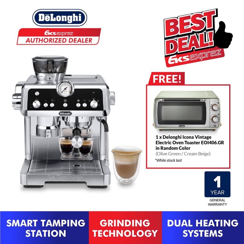 FREE SHIP GIFT DeLonghi La Specialista Prestigio Pump Espresso