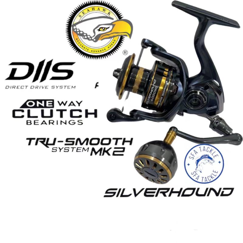 📍NEW ARRIVAL 2022📍SEAHAWK SILVERHOUND Spining Reel | Shopee Malaysia