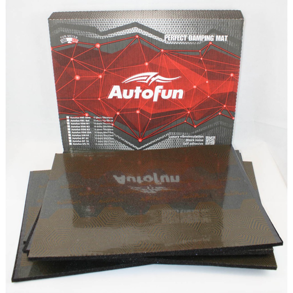 AUTOFUN BP 10 Car Auto Noise Absorbing Material soundproof (7 sheet 50 ...