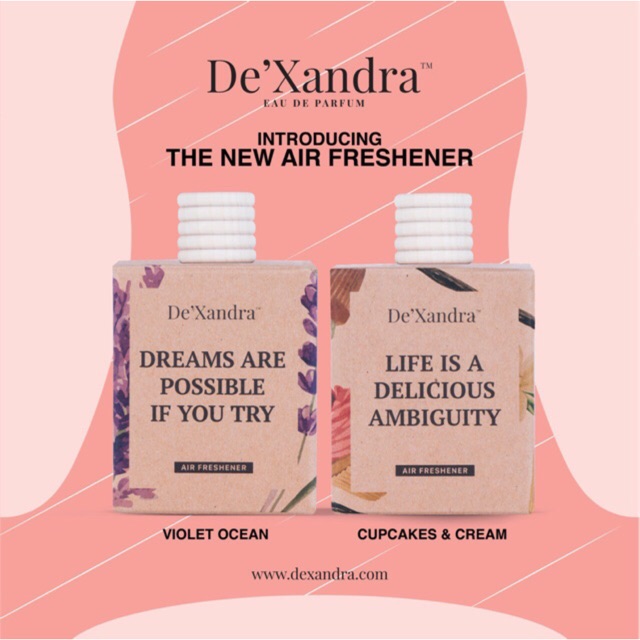 💕Ready Stock💕 DEXANDRA AIR FRESHENER NEW FLAVOUR HOOK DEXANDRA