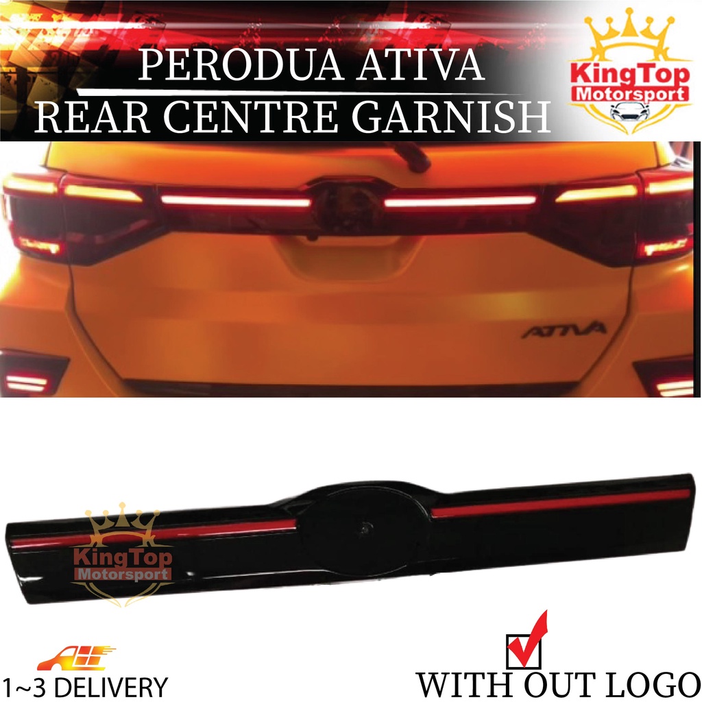 Perodua Ativa 2021 - Onwards Rear Centre Garnish With Dynamic Light ...