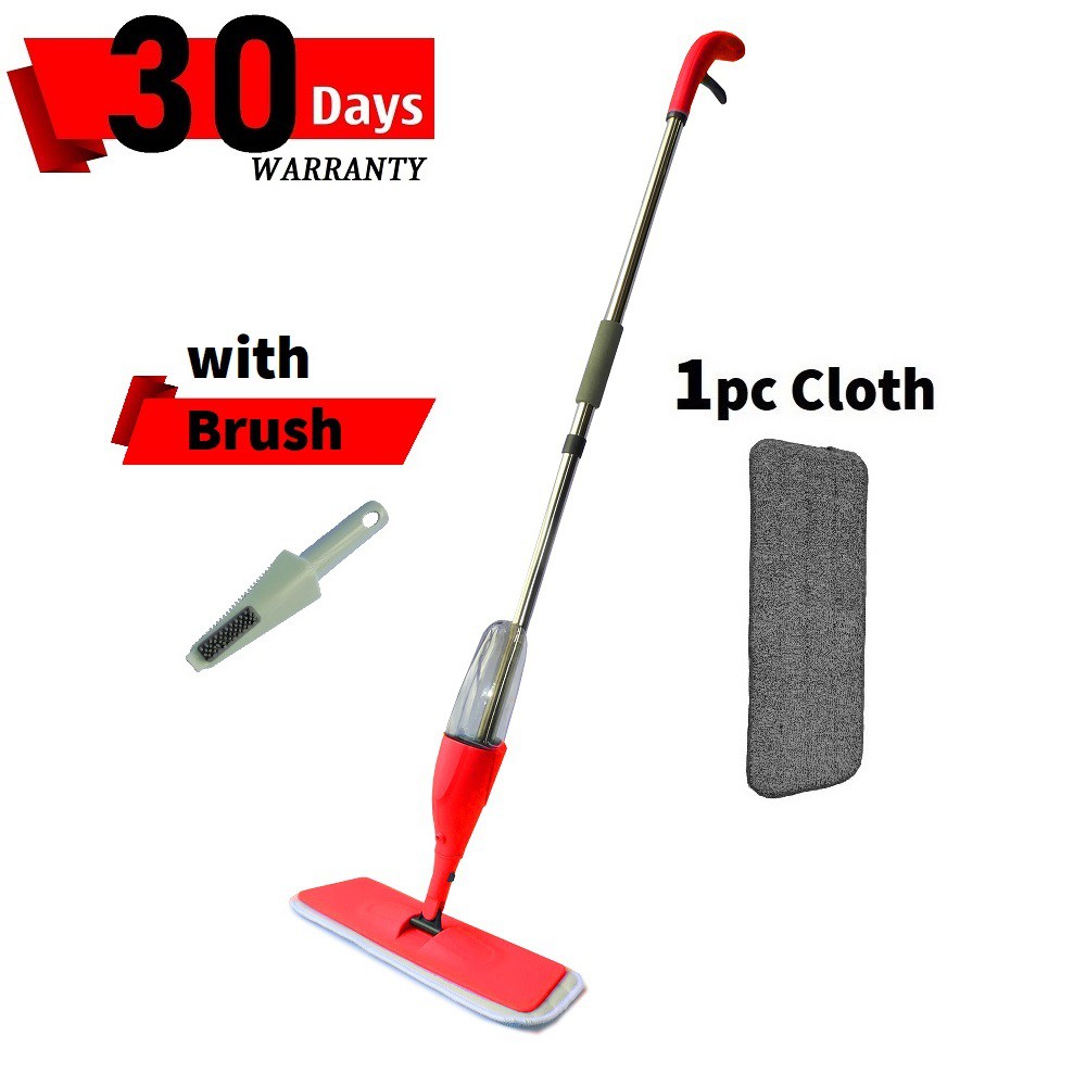 Easy Spray Mop lantai mop spray w/Stainless Steel Handle, Microfiber