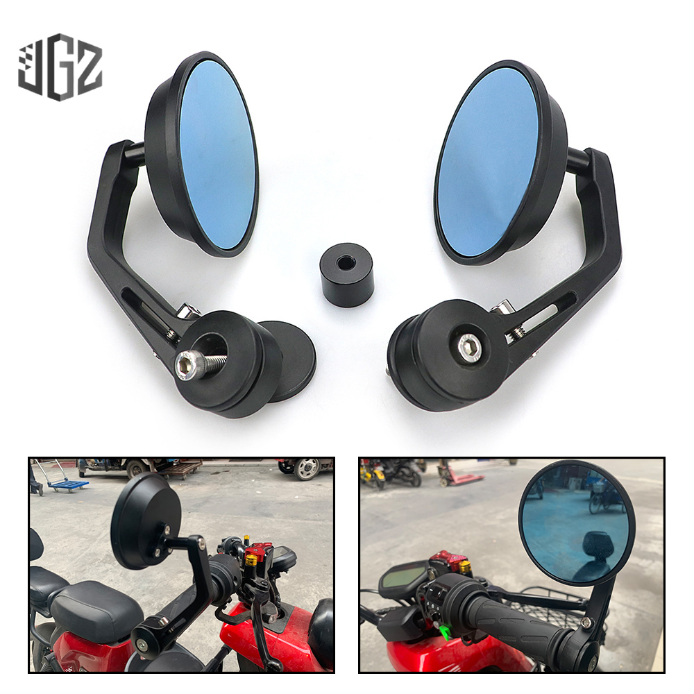 For Vespa Motorcycle View Mirror Scooter Handle Bar End Side Rearview