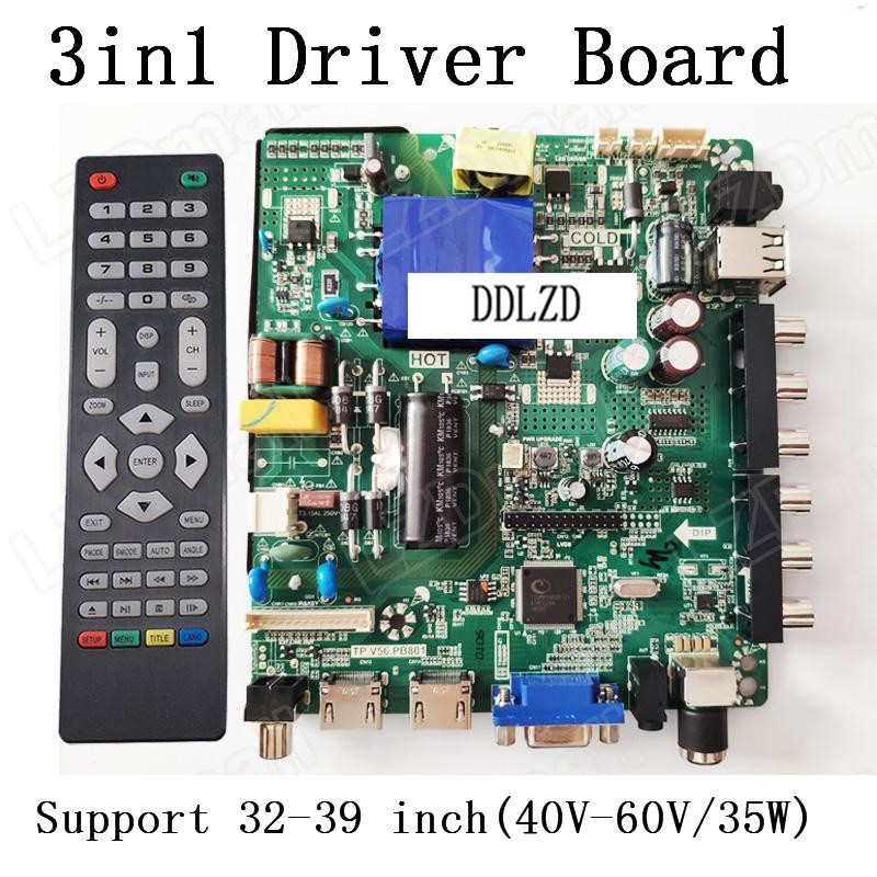TP.V56.PB801 LED LCD TV 3in1 Driver Board Universal LCD