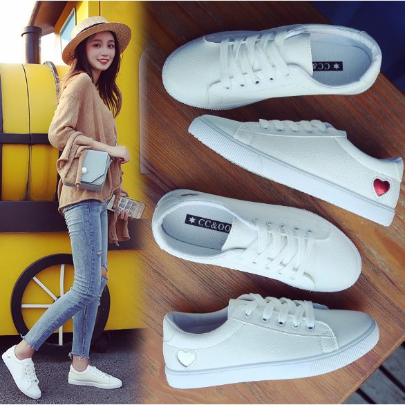 White Love Suede Sneakers main image 1