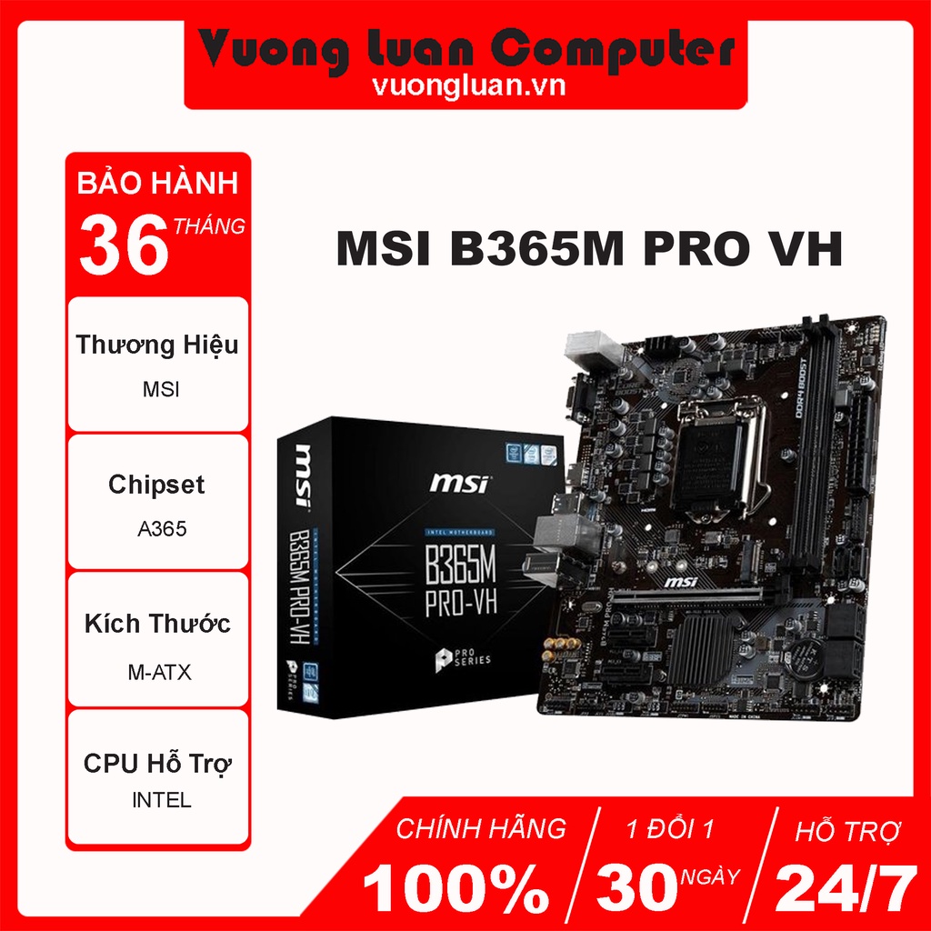 Msi B365M Pro VH Mainboard | Shopee Malaysia