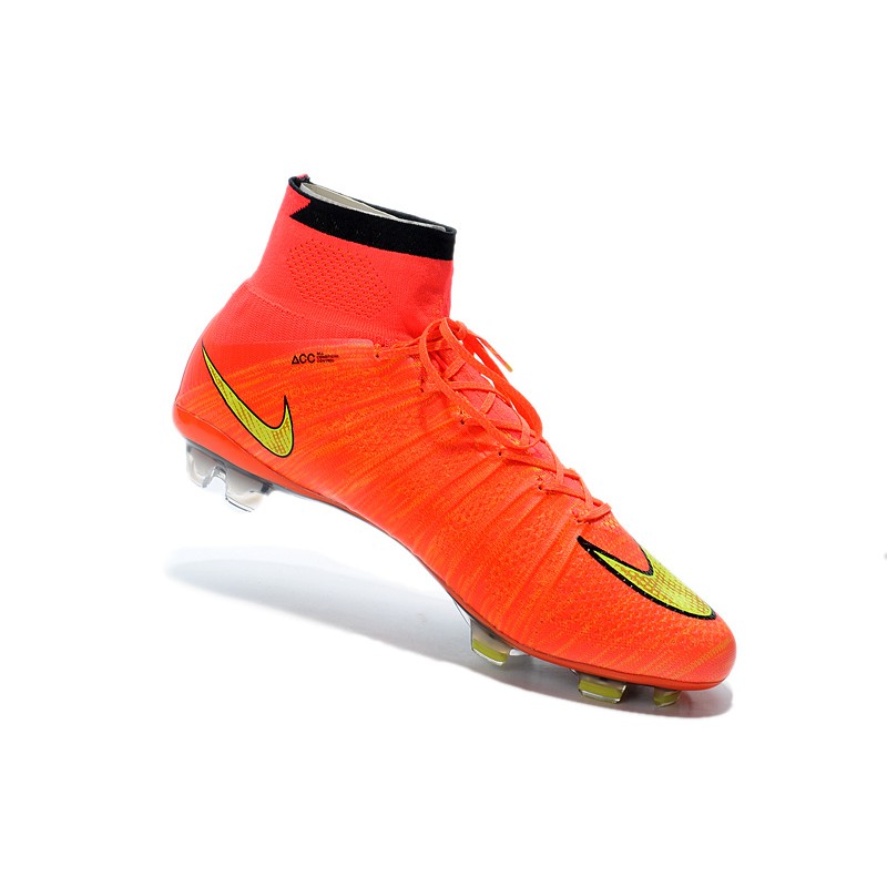 Nike Mercurial Superfly FG Hyper Punch Gold Black Shopee Malaysia