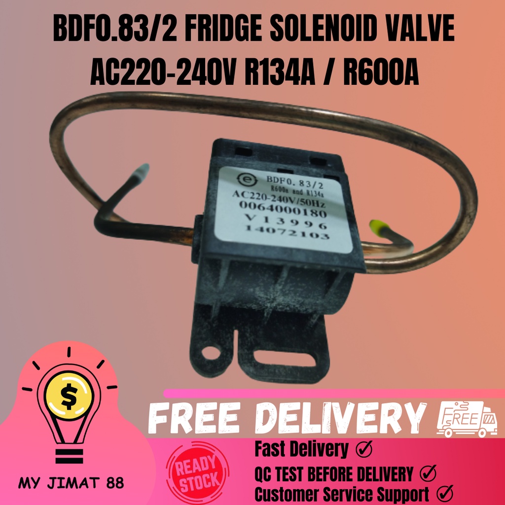 BDF0.83/2 FRIDGE SOLENOID VALVE AC220-240V R134A / R600A | Shopee Malaysia