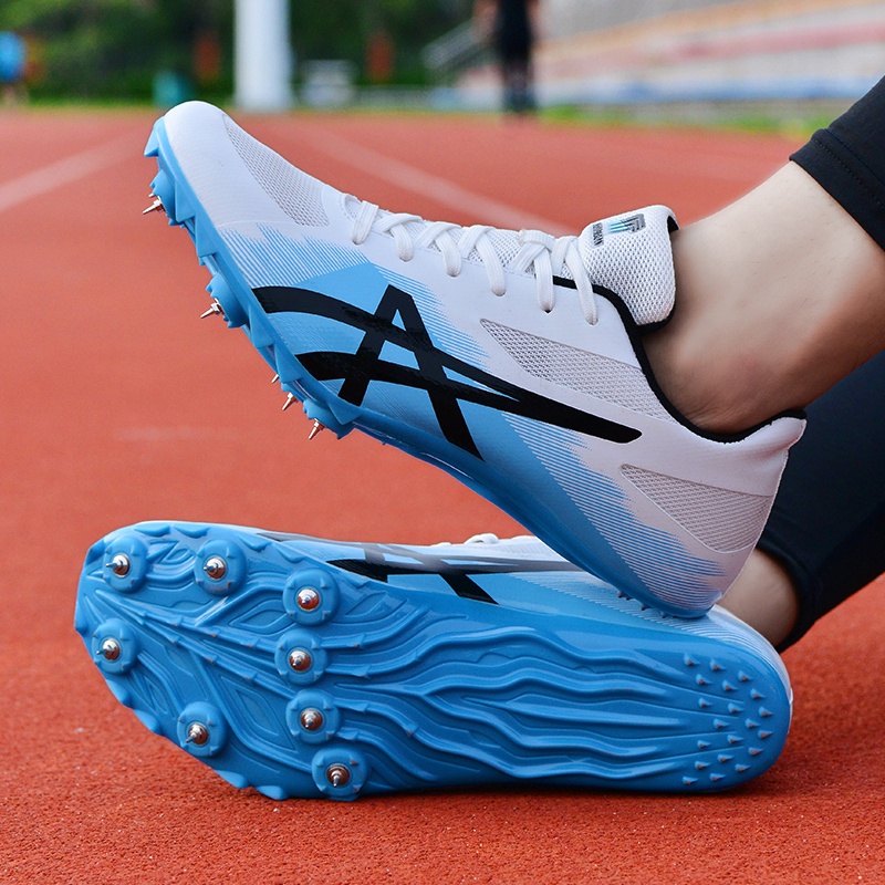 NEW Men Track Field Shoes Women Spikes Sneakers Athlete Running Training Shoes Lightweight Racing Match Spike Sport Shoes Size35 45