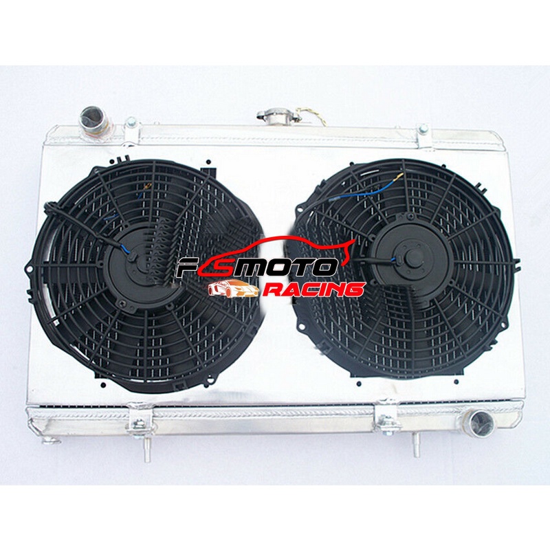 Aluminum Radiator+Fan Shroud with fan For Nissan Silvia S14 S15 SR20DET Shopee Malaysia