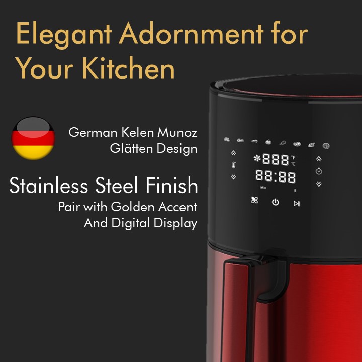 MMX Kelen Munoz 5.5L XLPlusSize Premium Stainless Steel Surface
