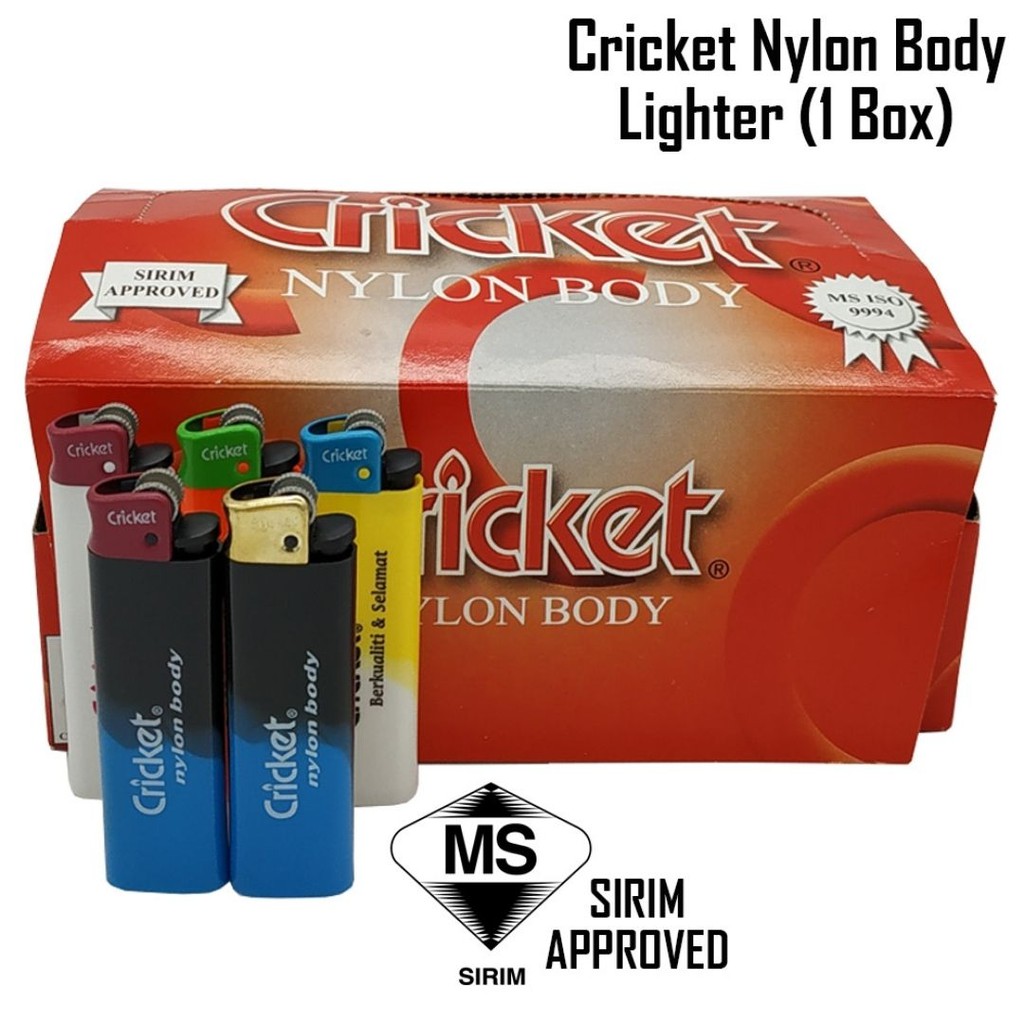 (1Box 50Pcs) Cricket Gas Lighter / Pemetik Api Gas Cricket