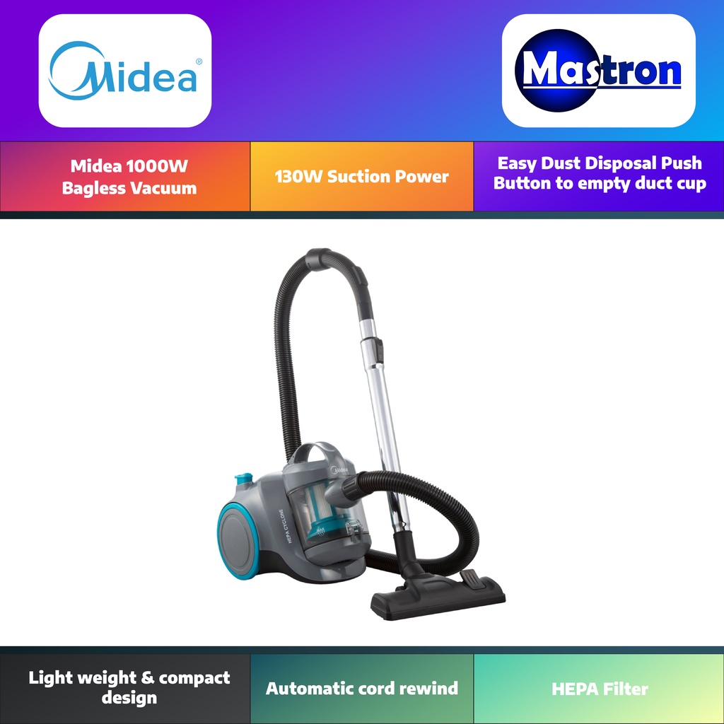 Midea Bagless Vacuum Cleaner Canister Vacuum Midea Vaccum Midea