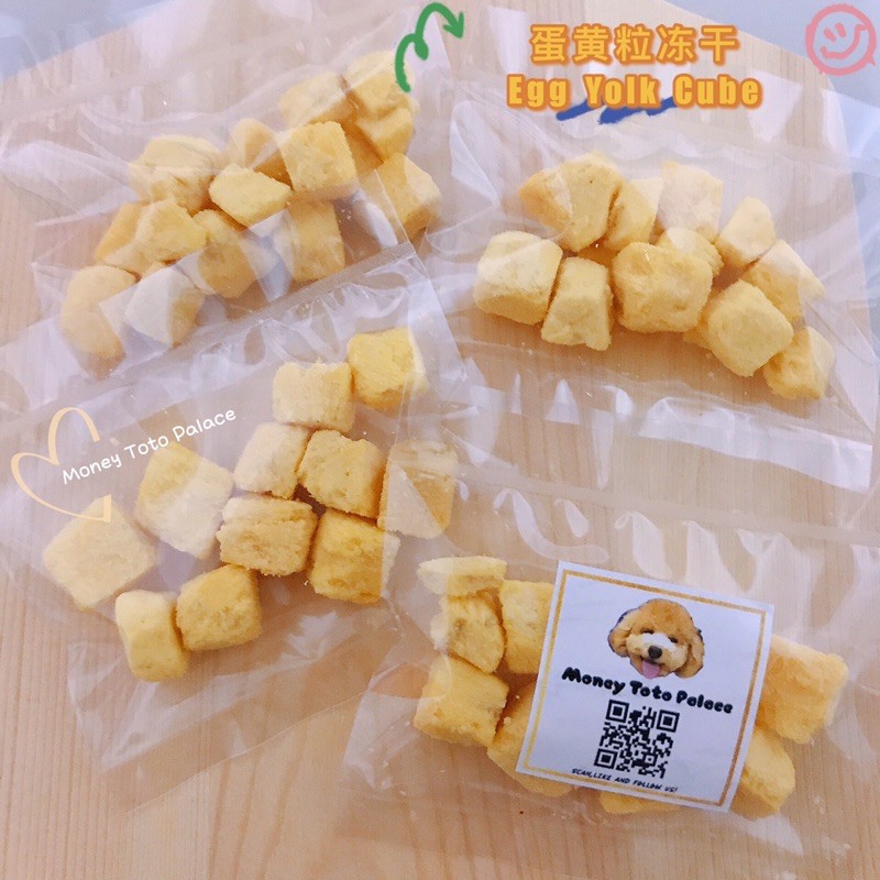 Pet Freeze Dried Egg Yolk Cube Goat Milk Egg Yolk Powder for Dog Cat