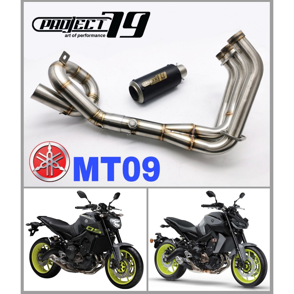 Project79 Exhaust Yamaha MT09 Full System Piping Ekzos Muffler Uturn ...