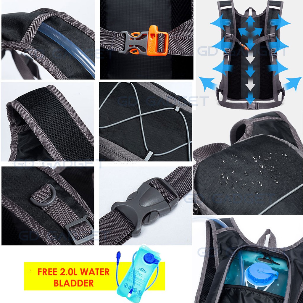 GD GADGET.Quality 8L Sport Marathon Cycling Running Bag Backpack Unisex ...