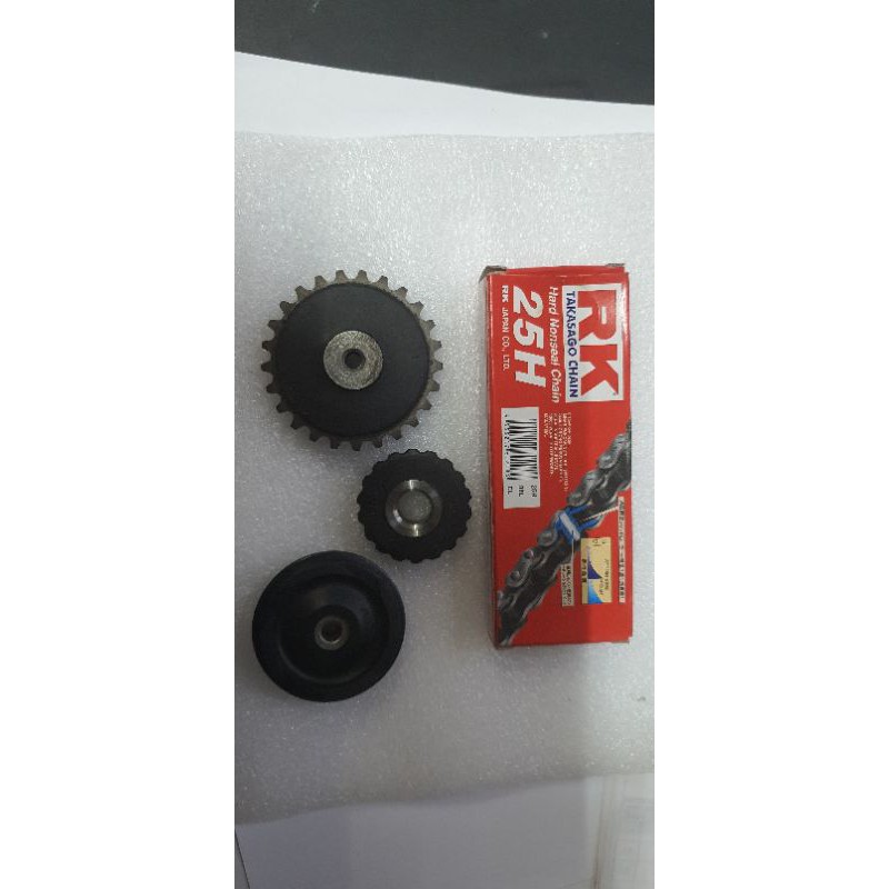 RKM RK JAPAN TIMING CHAIN + ROLLER BLOCK ARS JAPAN +ROLLER TENSIONER ...