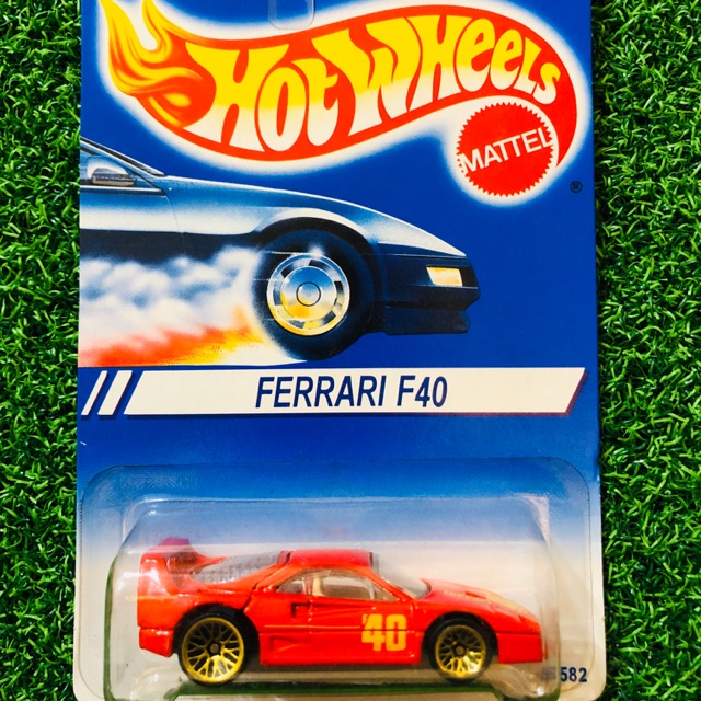 Hot Wheels Ferrari F40 Gold Laced Rim card variant | Shopee Malaysia